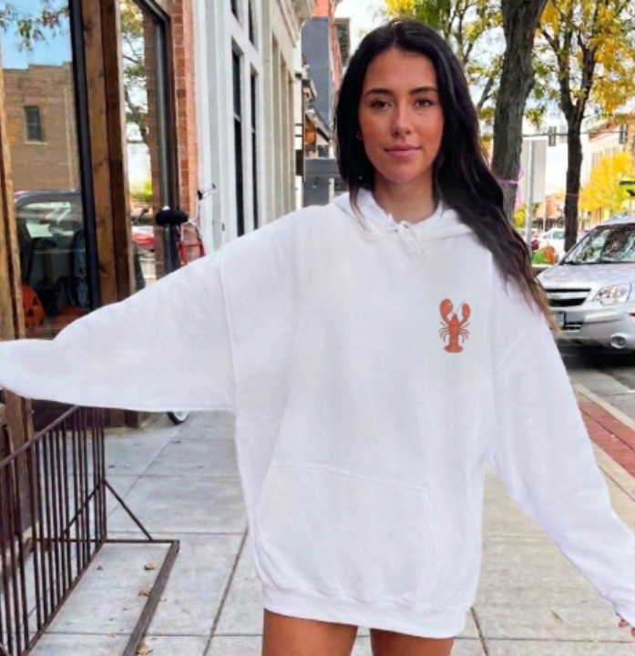 Heavyweight Lobster Wave Hoodie