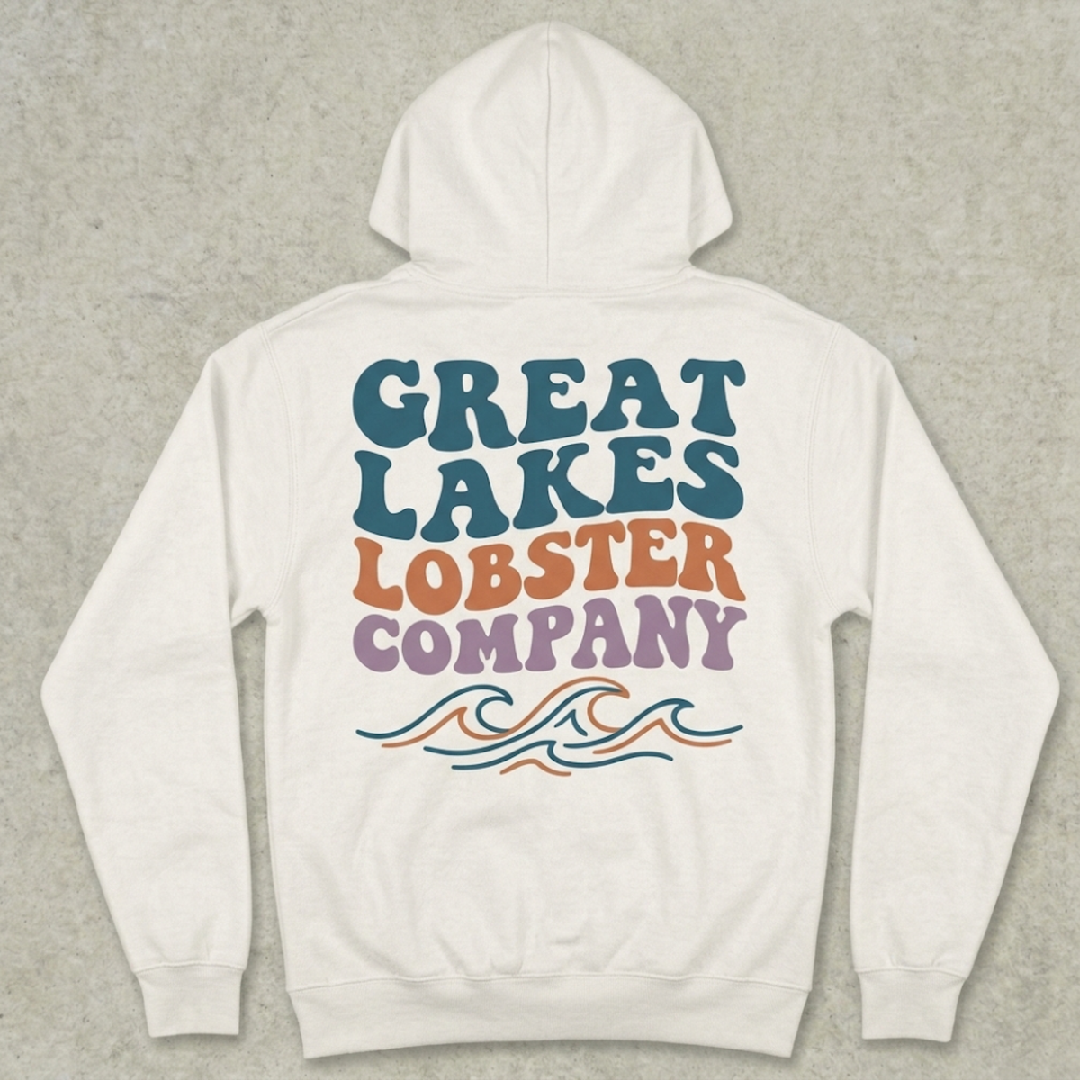 Heavyweight Lobster Wave Hoodie II