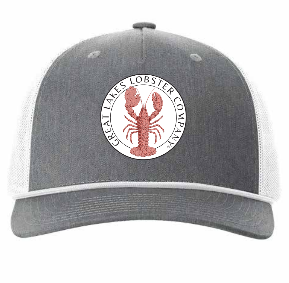 Michigan Lobster Hat — White/Gray