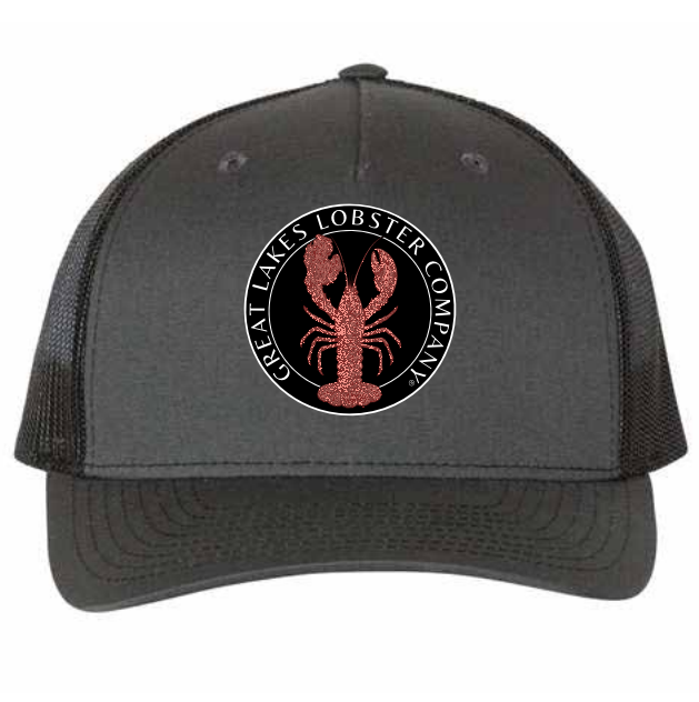 Michigan Lobster Hat — Black/Charcoal