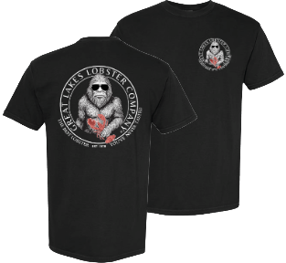 Sasquatch Tee black front and back