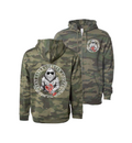 Sasquatch Zip Hoodie camo front and back